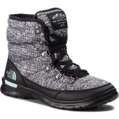 Śniegowce THE NORTH FACE - Thermoball Lace II T92T5L5QP Burnished Houndstooth Print/Blue Haze. Czarne buty zimowe damskie The North Face, z materiału. W wyprzedaży za 239,00 zł.