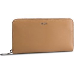 Duży Portfel Damski DKNY - Bryant-New Zip Around R8313658 Latte LAT. Brązowe portfele damskie DKNY, bez wzorów, ze skóry. W wyprzedaży za 439,00 zł.