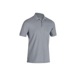 Koszulka polo do golfa 900 męska. Szare koszulki polo męskie marki INESIS, xl, z elastanu. Za 79,99 zł.