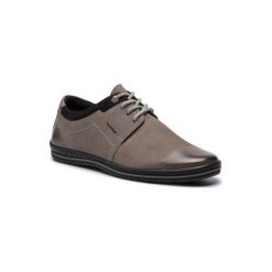 LASOCKI FOR MEN MI08-C485-323-05. Szare półbuty męskie ze skóry. Za 189,99 zł.