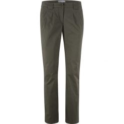 Chinosy damskie: Spodnie chino ze stretchem bonprix ciemnooliwkowy