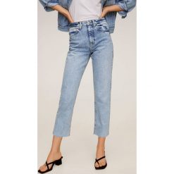 Mango - Jeansy Celia. Niebieskie jeansy damskie Mango, z podwyższonym stanem. Za 199,90 zł.