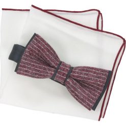 Mucha special bordo classic 201. Szare muszki męskie marki Recman, bez wzorów. Za 39,00 zł.