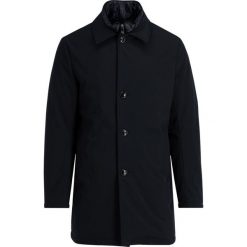 Płaszcz przejściowy Trussardi Jeans Technical Fabric Car 52S00387. Niebieskie płaszcze męskie Trussardi Jeans, s, bez wzorów, z elastanu, bez kaptura. W wyprzedaży za 789,00 zł.