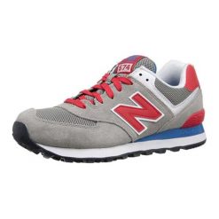 Buty sportowe damskie: Buty sportowe w kolorze szaro-czerwonym