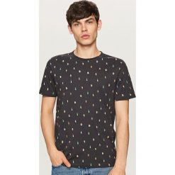 T-shirty męskie: T-shirt z mikroprintem – Szary