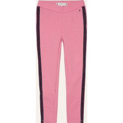 Tommy Hilfiger - Legginsy dziecięce 128-176 cm. Szare spodnie dziewczęce TOMMY HILFIGER, bez wzorów, z elastanu. Za 199,90 zł.