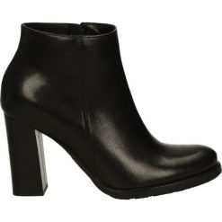 Botki - 7048L 308 NER. Czarne botki damskie skórzane marki Venezia. Za 319,00 zł.