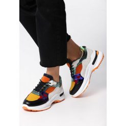 Żółte Sneakersy Visby. Żółte buty sportowe damskie Born2be, ze skóry. Za 99,99 zł.