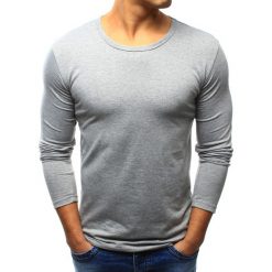 T-shirty męskie: Longsleeve męski szary (lx0422)