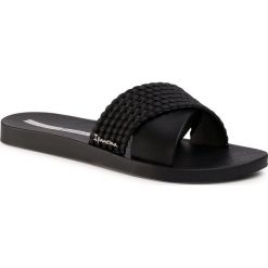 Klapki IPANEMA - Street Fem 26400 Black/Black 20766. Czarne klapki damskie Ipanema, bez wzorów, z tworzywa sztucznego, bez obcasa. Za 79,99 zł.
