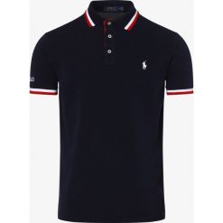 Polo Ralph Lauren - Męska koszulka polo, niebieski. Niebieskie koszulki męskie Polo Ralph Lauren, xxl, w paski, z bawełny, polo, bez rękawów. Za 529,95 zł.