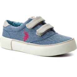 Tenisówki U.S. POLO ASSN. - Adry GALAB4119S9/C1 Jeans. Niebieskie trampki chłopięce U.S. Polo Assn., bez wzorów, z jeansu, na rzepy. W wyprzedaży za 159,00 zł.