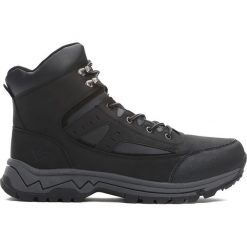 Czarne Trapery Shindig. Czarne buty trekkingowe męskie marki Born2be, za kostkę, na sznurówki. Za 119,99 zł.