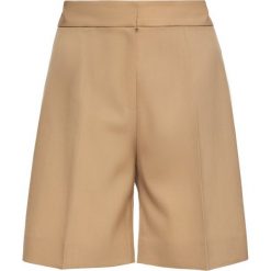 Szorty materiałowe Victoria Victoria Beckham Blend Tailoring 2220WSR000958A. Brązowe szorty damskie Victoria Victoria Beckham, bez wzorów, z poliesteru. Za 1449,00 zł.