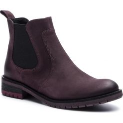 Sztyblety GINO ROSSI - 802A-01 Burgundy. Czerwone kozaki damskie Gino Rossi, ze skóry, bez obcasa, bez zapięcia. Za 329,99 zł.