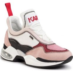 Sneakersy KARL LAGERFELD - KL61738 Pink Mix Textile. Różowe półbuty damskie KARL LAGERFELD, ze skóry. Za 1069,00 zł.