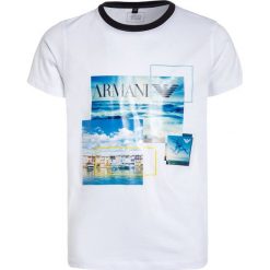 T-shirty chłopięce: Armani Junior Tshirt z nadrukiem bianco