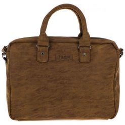 Enrico Benetti torba unisex business Madrid 54600 brązowa. Pomarańczowe torby na laptopa Enrico Benetti, bez wzorów. Za 279,00 zł.