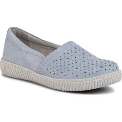 Półbuty LASOCKI - WI23-SORA-01 Baby Blue. Niebieskie półbuty damskie Lasocki, na co dzień, bez wzorów, ze skóry, bez obcasa, na płaskiej podeszwie, bez zapięcia. Za 159,99 zł.