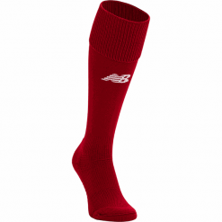 Getry piłkarskie - EJA9029RPW. Skarpetogetry męskie piłkarskie New Balance, bez wzorów, z elastanu, do piłki nożnej. Za 39,99 zł.