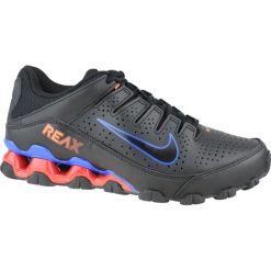 Nike Reax 8 TR 616272-004 44 Czarne. Czarne buty sportowe męskie Nike, ze skóry, bez zapięcia. W wyprzedaży za 329,99 zł.