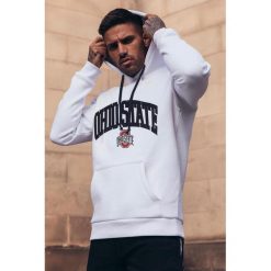 Bluza męska DORMAN WHITE. Białe bluzy męskie Bluza męska DORMAN WHITE, xl, bez wzorów, bez kołnierzyka, bez rękawów, bez kaptura. W wyprzedaży za 39,00 zł.