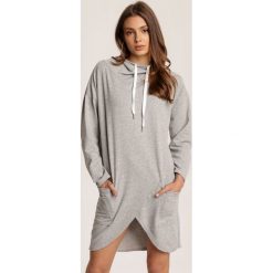 Szara Bluza Kyllyss. Szare bluzy damskie Renee, uniwersalny, bez wzorów, bez rękawów, z kapturem. Za 139,99 zł.