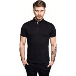 Koszulka polo luna czarny. Czarne koszulki męskie marki Recman, m, bez wzorów, polo, bez rękawów. Za 89,99 zł.