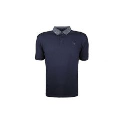 Koszulki polo z krótkim rękawem Trussardi 32T00142 1T002730 / Polo 3 Bottoni. Niebieskie koszulki męskie Trussardi, xl, bez wzorów, polo, z krótkim rękawem, krótkie. Za 219,00 zł.