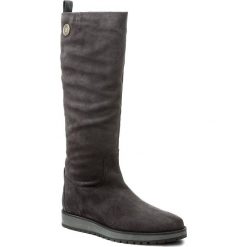 Kozaki TOMMY HILFIGER - Rita 4B FW0FW01533 Magnet 008. Szare kozaki damskie skórzane marki TOMMY HILFIGER. W wyprzedaży za 539,00 zł.