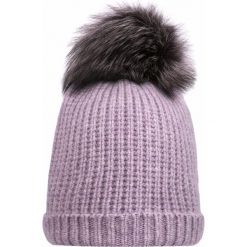 Czapka WILLIAM SHARP Fioletowy. Fioletowe czapki zimowe damskie marki William Sharp, na zimę, z kaszmiru. Za 1216,00 zł.