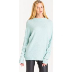 SWETER EMPORIO ARMANI. Zielone swetry damskie Emporio Armani, z aplikacjami, z wełny, bez rękawów, bez kaptura. Za 995,40 zł.