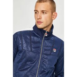 Fila - Bluza. Niebieskie bluzy męskie rozpinane marki Fila, l, z poliesteru, bez kaptura. W wyprzedaży za 339,90 zł.