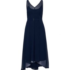 Sukienka koktajlowa DKNY P0CAGESL. Fioletowe sukienki damskie DKNY, bez wzorów, z poliesteru, wizytowe, bez kołnierzyka, bez rękawów. Za 669,00 zł.