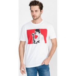 Pepe Jeans Gillian Koszulka Biały. Białe podkoszulki męskie Pepe Jeans, s, z nadrukiem, z bawełny, z krótkim rękawem. Za 154,95 zł.