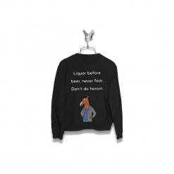 Bluza Liqour befeore Bojack Męska. Szare bluzy męskie Failfake, xl, bez wzorów, bez kołnierzyka, bez rękawów, bez kaptura. Za 170,00 zł.