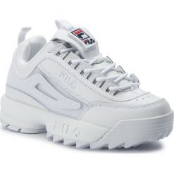 Sneakersy FILA - Disruptor II Patches Wmn 5FM00538.100 White. Białe półbuty damskie Fila, ze skóry. W wyprzedaży za 319,00 zł.
