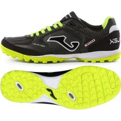Buty piłkarskie Joma Top Flex M 901 TOPS.901.TF. Czarne buty sportowe męskie Joma, ze skóry, bez zapięcia, do piłki nożnej. W wyprzedaży za 299,00 zł.