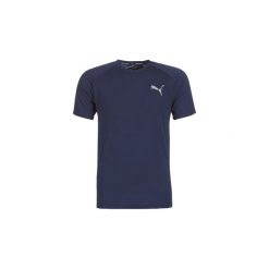 T-shirty z krótkim rękawem Puma EVOSTRIPE TEE. Niebieskie t-shirty męskie Puma, s, bez wzorów, bez kołnierzyka, krótkie. Za 99,00 zł.