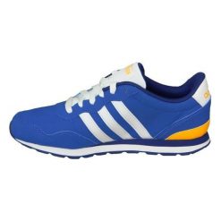 Buciki niemowlęce: Adidas Buty juniorskie V Jog Kids niebieskie r. 40 (AW4835)