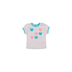 T-shirt krótki rękaw. Kaftaniki i bluzki niemowlęce TXM, z nadrukiem, z bawełny. Za 5,99 zł.