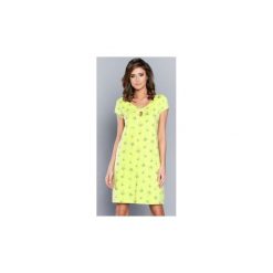 Koszula nocna CAPRI krótki rękaw limonka L. Pomarańczowe koszule męskie Italian fashion, na lato, l, bez wzorów, z bawełny, eleganckie, bez kołnierzyka, z krótkim rękawem. Za 39,00 zł.