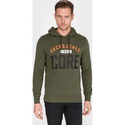 Jack & Jones Carving Bluza Zielony. Zielone bluzy męskie Jack & Jones, xl, z nadrukiem, z bawełny, bez kołnierzyka, bez rękawów, bez kaptura. Za 175,95 zł.