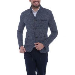 Marynarki męskie slim fit: Marynarka w kolorze granatowym