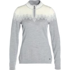Swetry klasyczne damskie: Dale of Norway SNEFRID FEMININE Sweter grey/off white