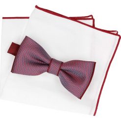 Mucha special bordo classic 214. Szare muszki męskie marki Recman, bez wzorów. Za 39,00 zł.