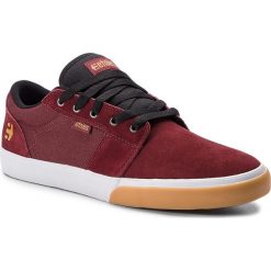 Tenisówki ETNIES - Barge Ls 4101000351 Burgundy/Tan/White 612. Czerwone półbuty męskie Etnies, bez wzorów, ze skóry, sportowe, bez zapięcia. Za 299,00 zł.