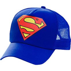 Czapki męskie: Czapka „Superman” w kolorze niebieskim