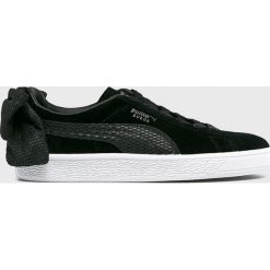 Puma - Buty. Czarne buty sportowe damskie Puma, bez wzorów, ze skóry, sportowe. W wyprzedaży za 219,90 zł.
